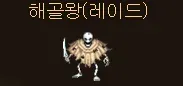 해골왕 레이드 보스