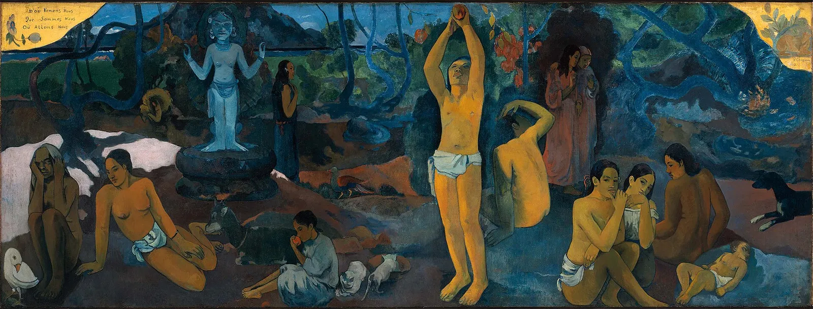 폴 고갱, 우리는 어디서 왔는가 우리는 무엇인가 우리는 어디로 가는가(1897~98)