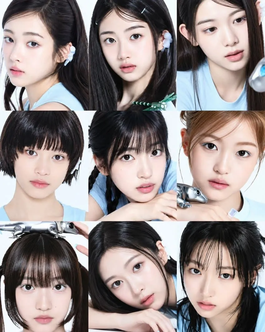 A2O LITE 멤버 9명 프로필 사진
